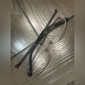 Bvlgari Black Rimless Glasses